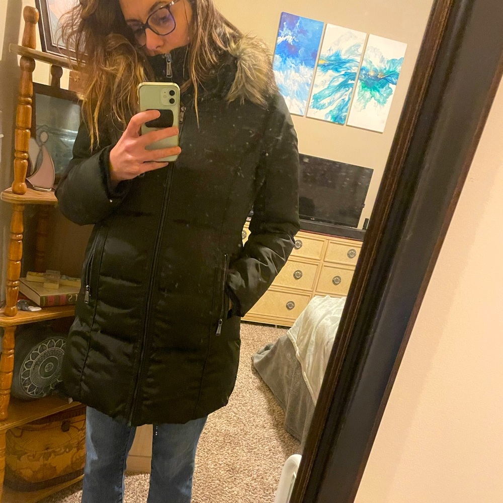 Michael Kors Dark Green Winter Coat